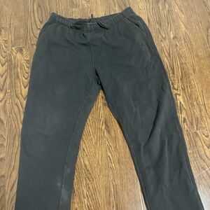 Men's Black Cotton FILA Joggers